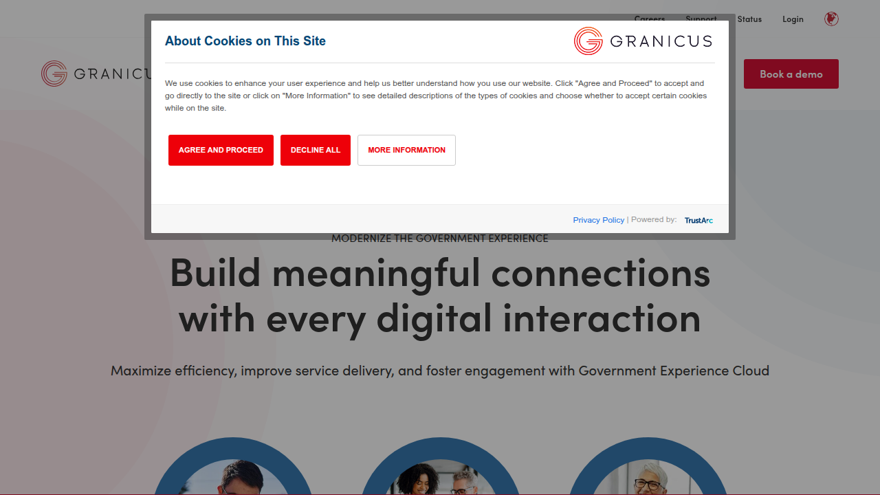 The homepage for Granicus, a leading provider of government technology solutions and digital government reports.