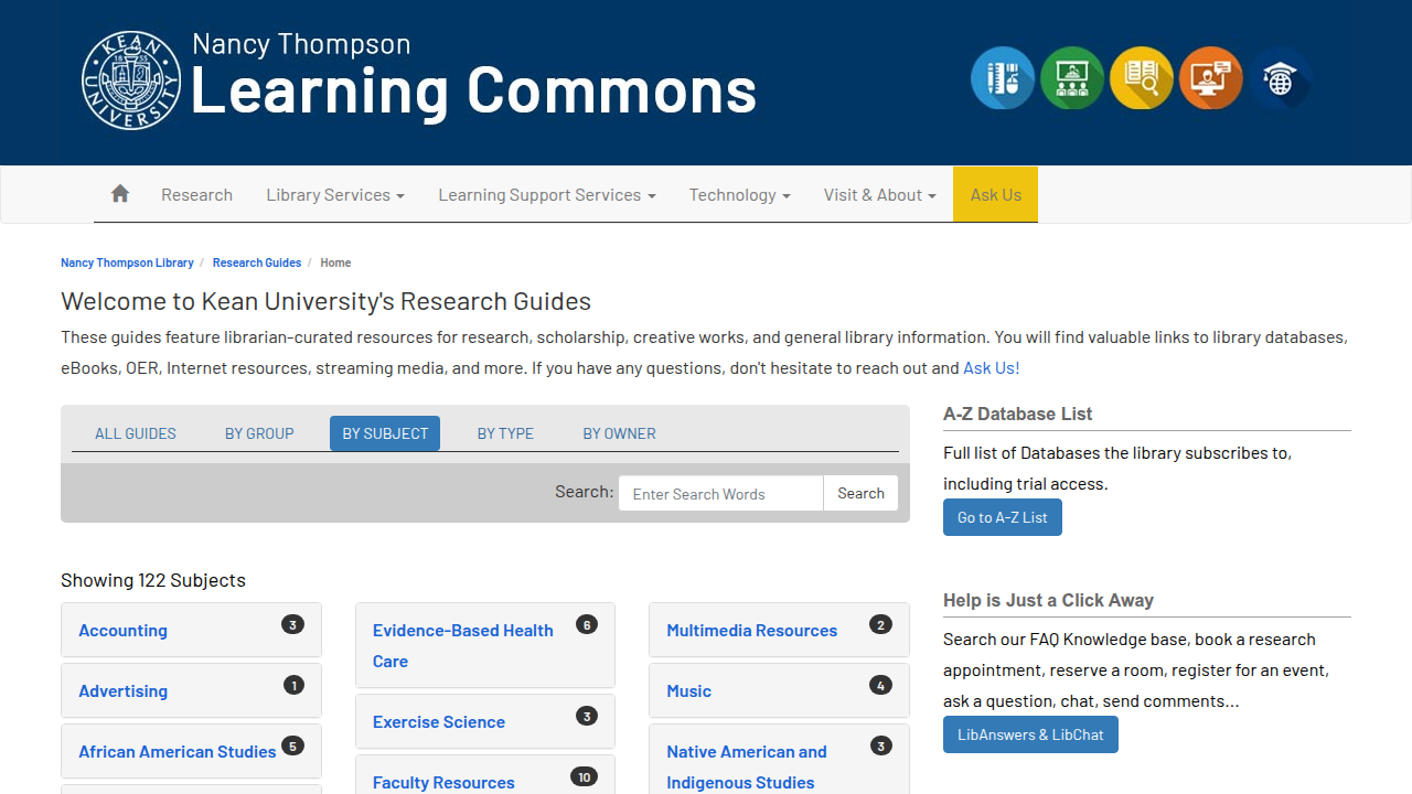 The Kean University Library research guide for Open Educational Resources in Artificial Intelligence.