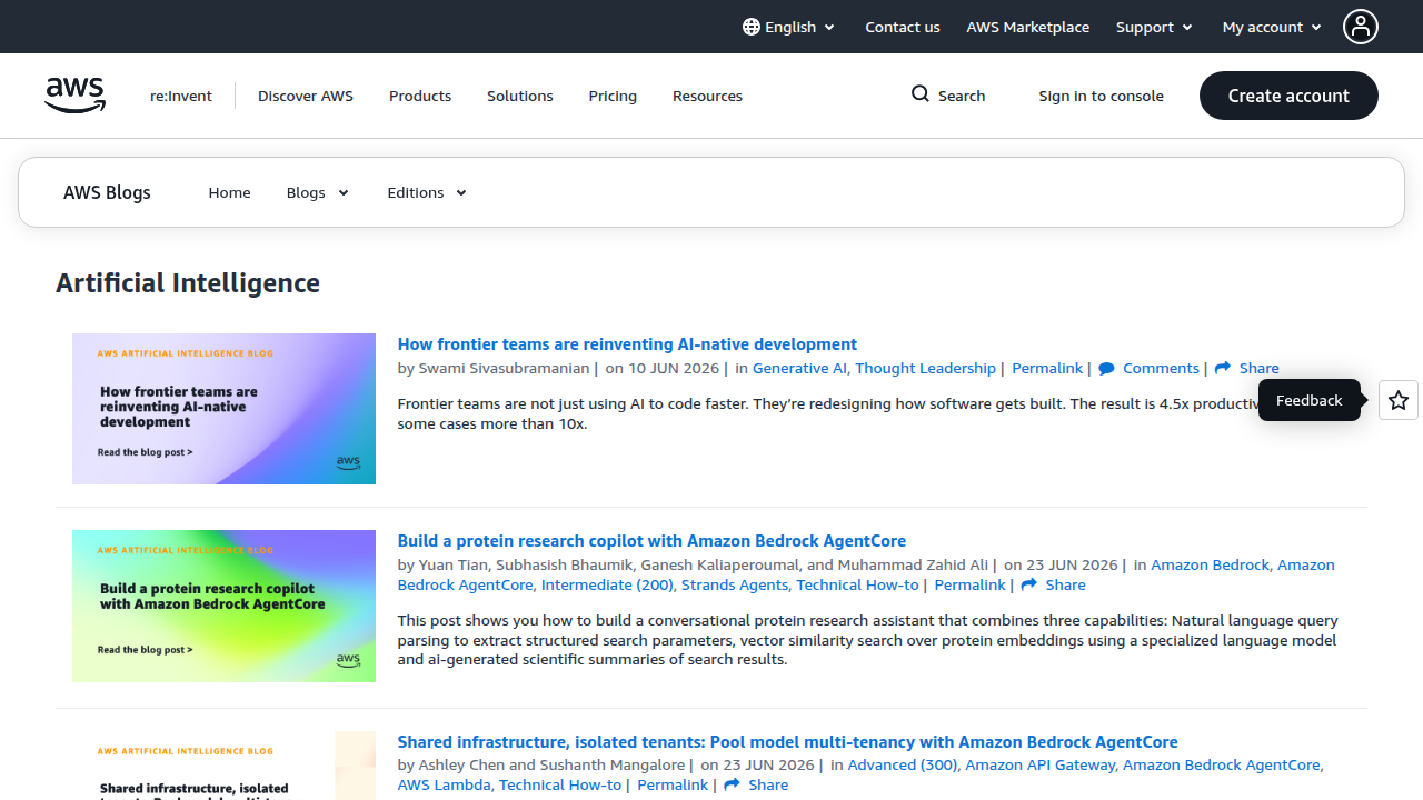 Discover expert guidelines and insights on autonomous agents from the AWS AI blog.
