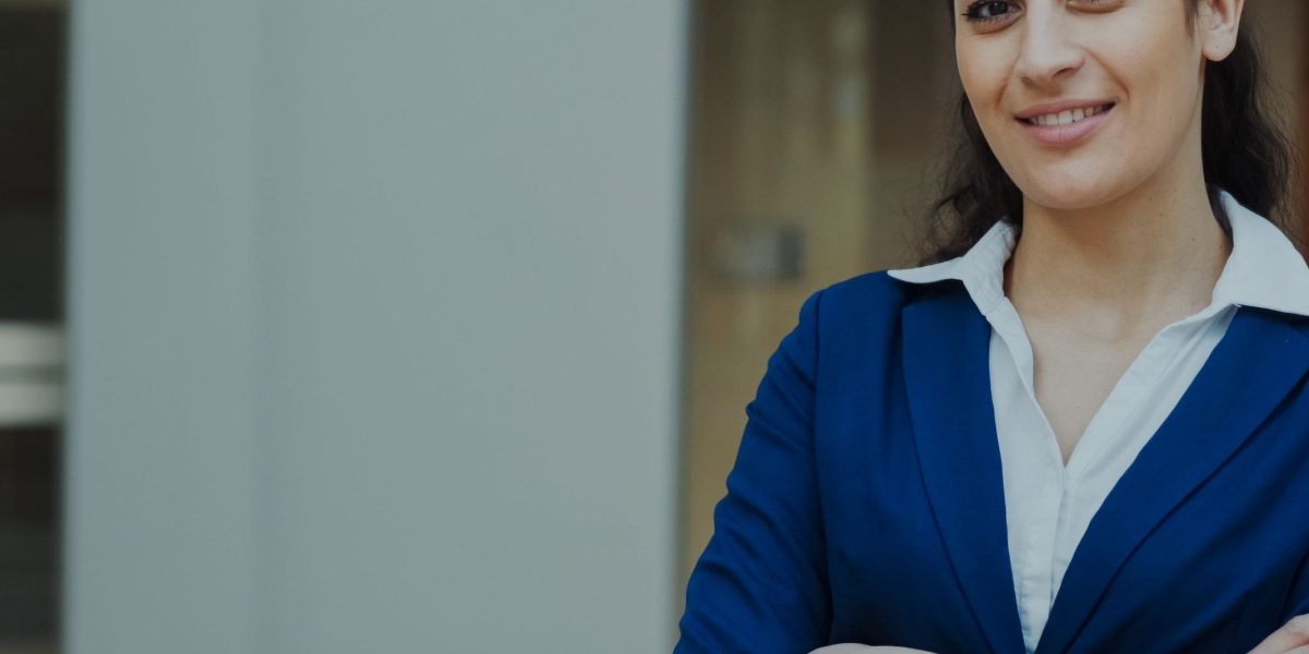 A confident business leader, symbolizing preparedness and strategic advantage in a changing market.