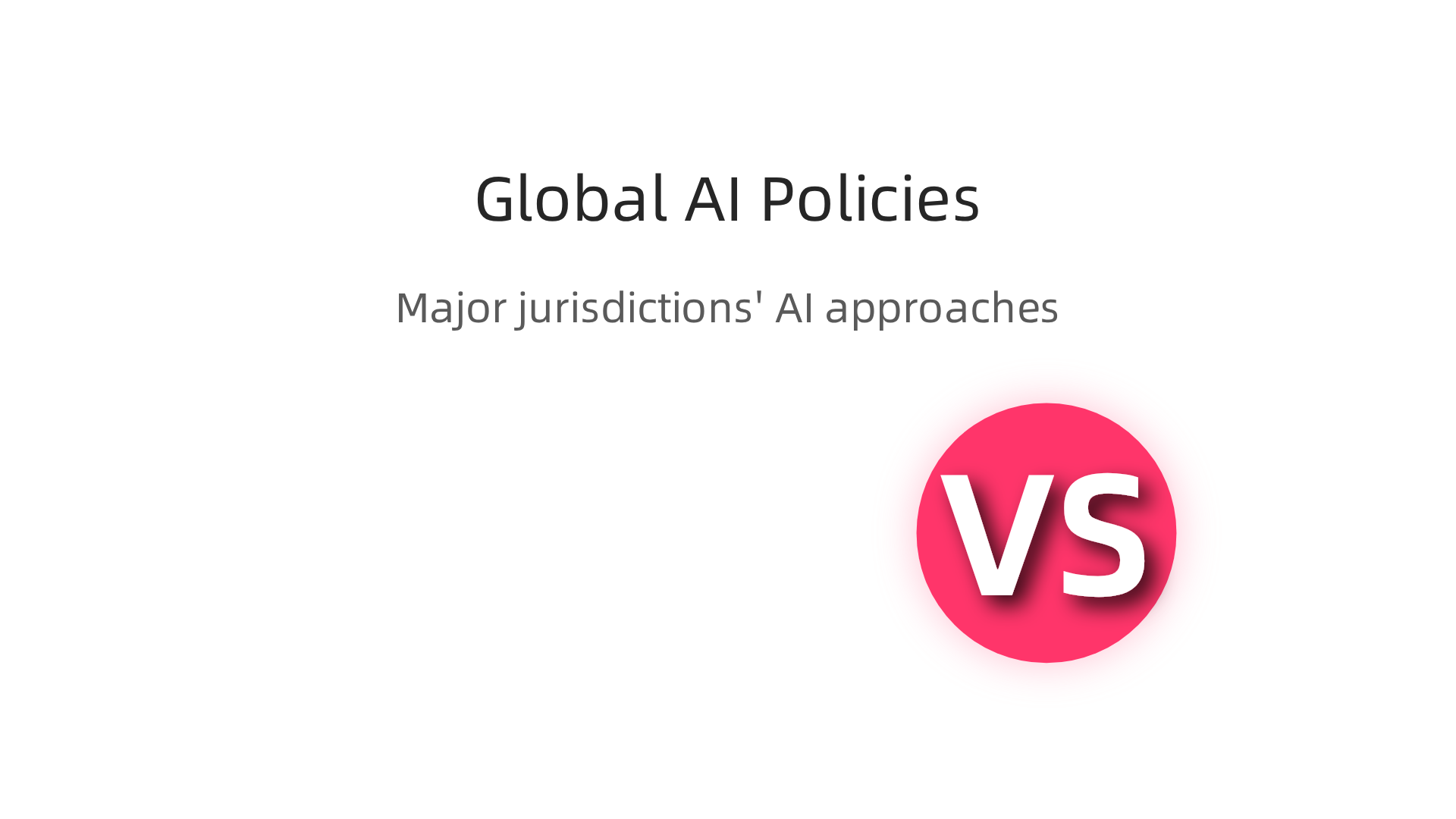 A comparison of major global AI regulatory approaches, showing how different jurisdictions structure their AI policies.