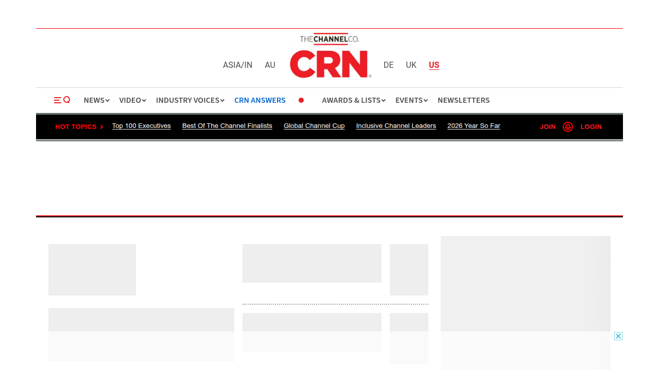 Screenshot of the CRN homepage, a source for technology news, including AI breakthroughs.