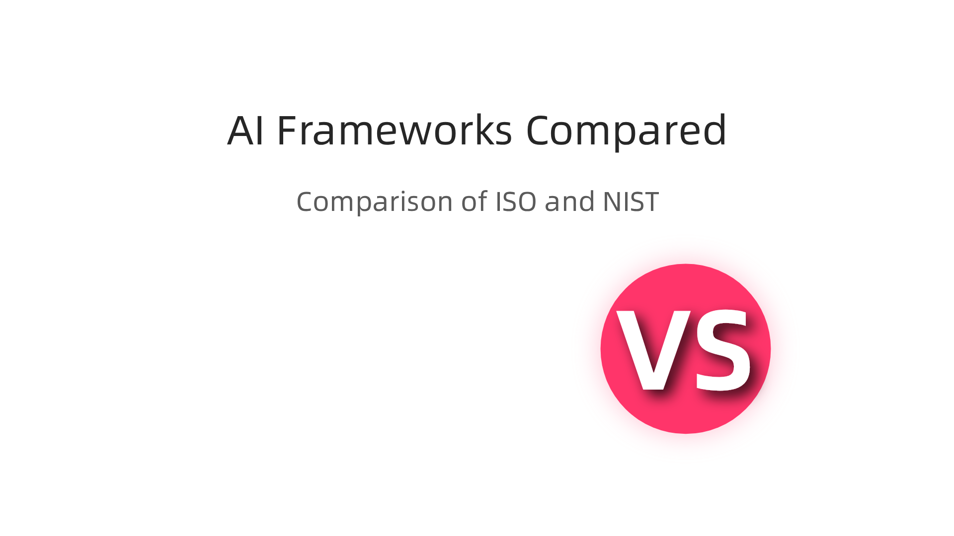 Comparison of ISO/IEC 42001 and NIST AI RMF, highlighting their focus and common goals for AI governance.